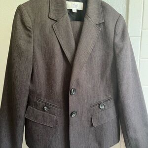 Le Suit  brown women pantsuit Classic Professional Style